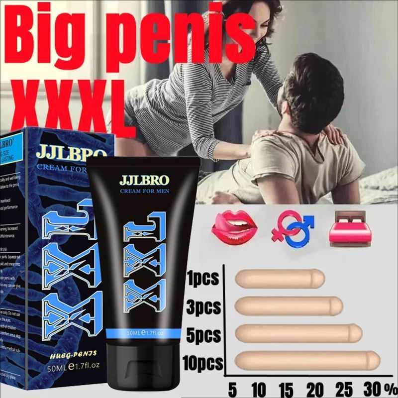 Strong Man Penis Enlargement Cream Sex Lasting Erection Gel Big Dick Increase XXL Growth Thickening Enlarge Adult Products 18+