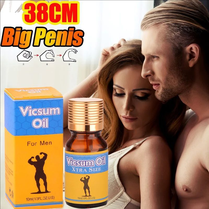 Man Penis Enlargment Oil Growth Big Dick Male Cock Sex Increase Thicken Erection Massage Essential oils Lubricant adult sex toys