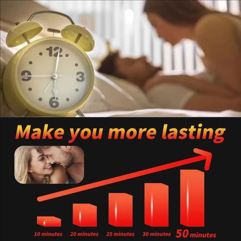 Strong Man Ejaculation Delay Spray Long-Lasting Effective 60 Minutes Rapid Erection Prolonged Sex Life Control Men Massage Oil