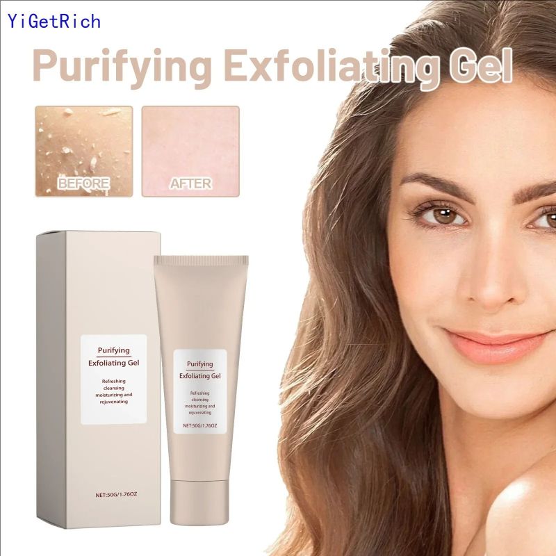50g Purifying Exfoliating Gel Face And Body Exfoliating Scrub Gel For All Skin Purifying Cream,Purifying Gel Festival Gifts Yi