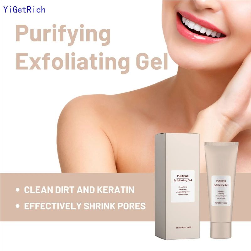 50g Purifying Exfoliating Gel Face And Body Exfoliating Scrub Gel For All Skin Purifying Cream,Purifying Gel Festival Gifts Yi