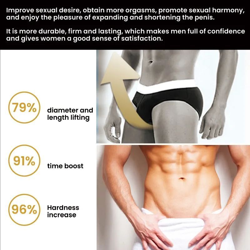 Stronger Penis Enlargment Cream Growth Man Big Dick Liquid Male Cock Enhancement Sex Delay Men Care Massage Increase Size Gel