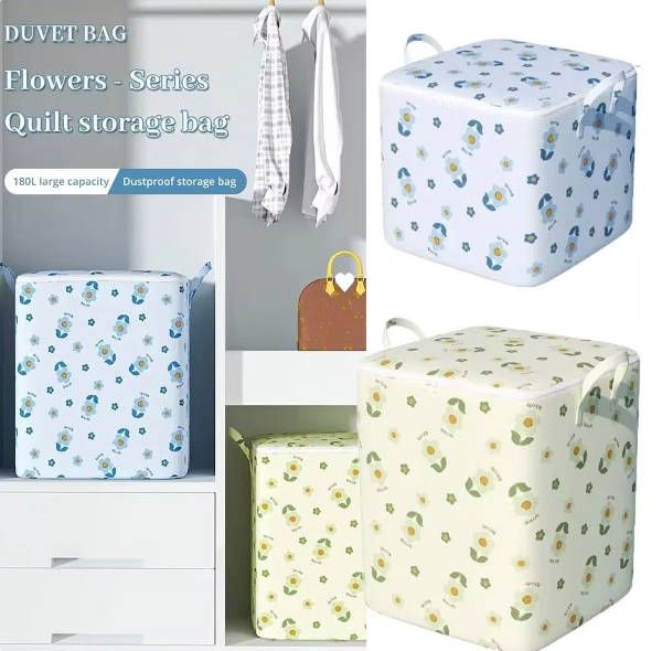 2PCS Quilt big storage bag non-woven fabric oversized moisture-proof luggage duvet cloth storage bag   Your payment was not successful.friend  Fast delivery ，Ships from Nairobi, delivery in 1-5 days I
