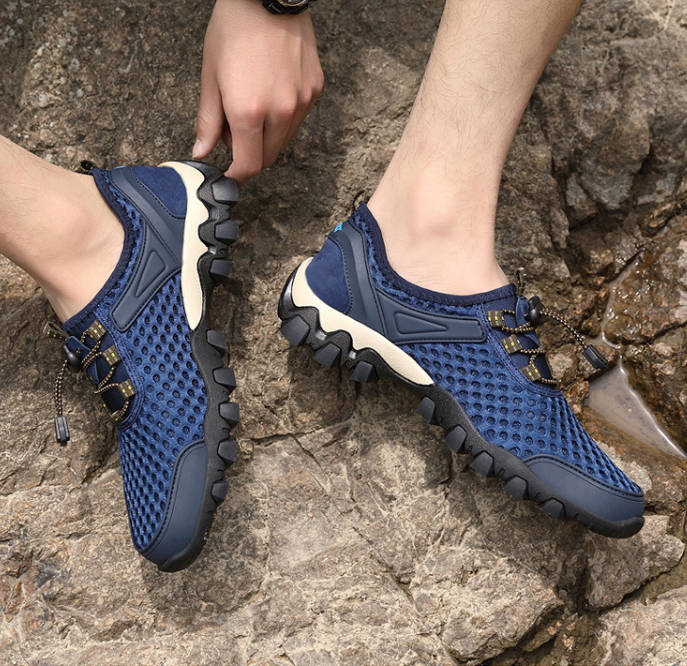 Men Breathable shoes Trend Casual Shoe Male Sneakers Boy Shoes running sport shoe Mountaineering shoes boy water hiking shoes Fast delivery within 1-5 days