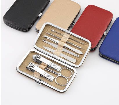8PCS/Set Nail Clippers Trimmers Ear Spoon Dead Skin Pliers Nail Cutting Stainless Steel Scissors Nail Beauty Manicure Tools Fast delivery within 1-5 days