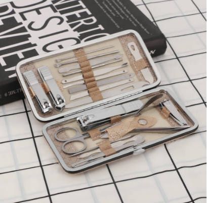 8PCS/Set Nail Clippers Trimmers Ear Spoon Dead Skin Pliers Nail Cutting Stainless Steel Scissors Nail Beauty Manicure Tools Fast delivery within 1-5 days