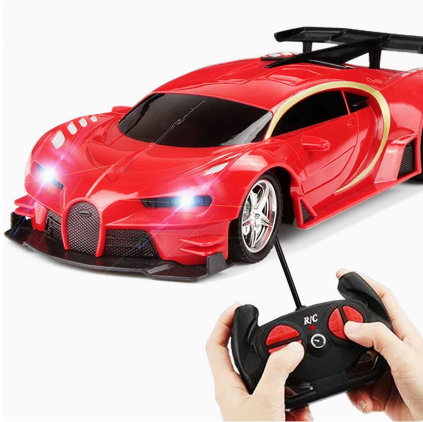 Rechargeable remote control toy Car High Speed Electronic Vehicle With LED Electric Remote Control Sports Car USB Charge Electronic Toy Kids Gift Local fast delivery