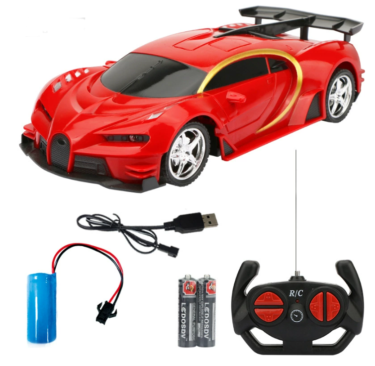 Rechargeable remote control toy Car High Speed Electronic Vehicle With LED Electric Remote Control Sports Car USB Charge Electronic Toy Kids Gift Local fast delivery