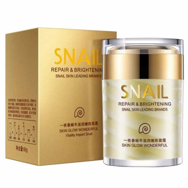 Snail Collagen Face Cream Whitening Moisture Anti Aging Facial Firming Cream Anti Wrinkles Eye Bags Korean Skin Care Product 60g
