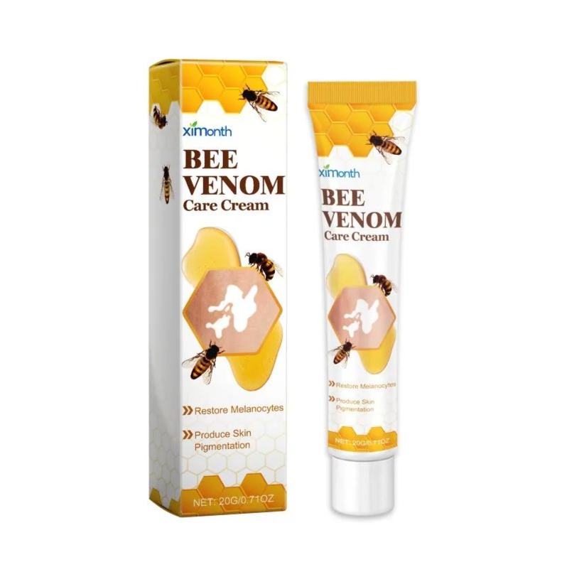 Bee Venom Vitiligo Treatment Cream Natural Relief Skin Treatment Soothing White Spot Removal Vitiligo Ointment Eliminate Pigment