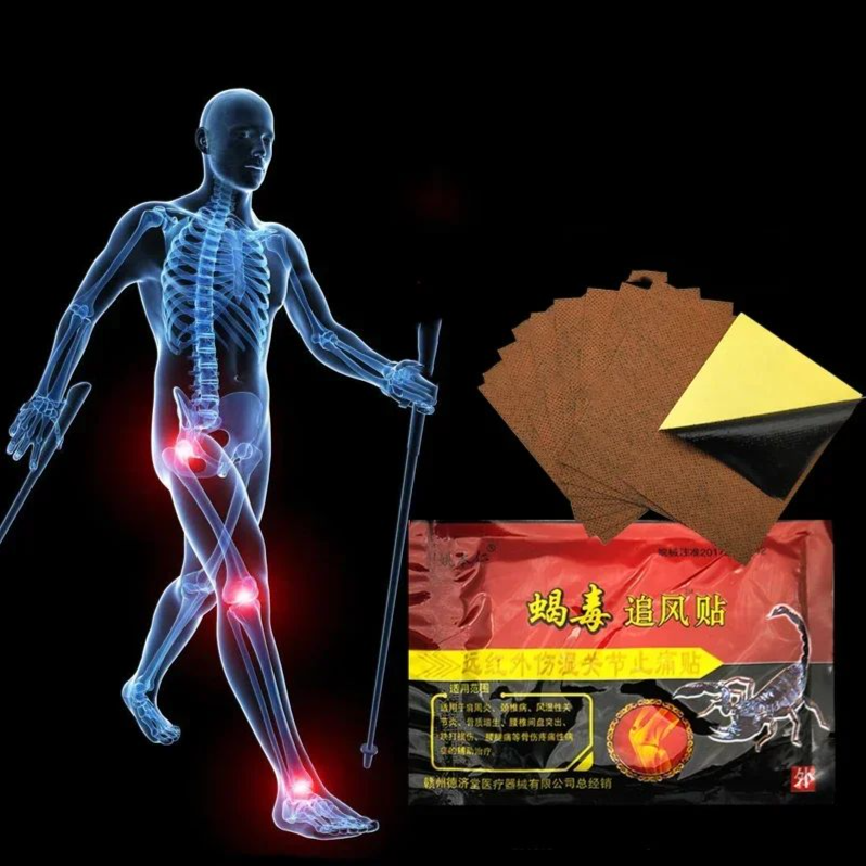 Heat Patch Scorpion Venom Plaster 12 Hour Long Effect for Back/Neck/Shoulder Muscle Warming Patch Fast Acting