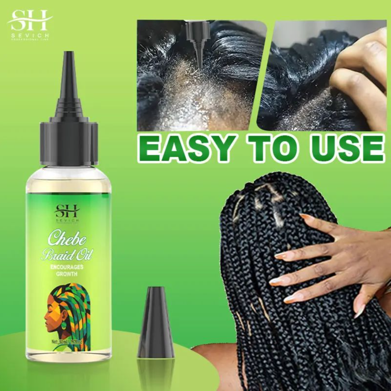 Sevich Chebe Hair Growth Serum Africa Traction Alopecia Chebe Anti Hair Loss Treatment Crazy Fast Hair Growing Oil Hair Care