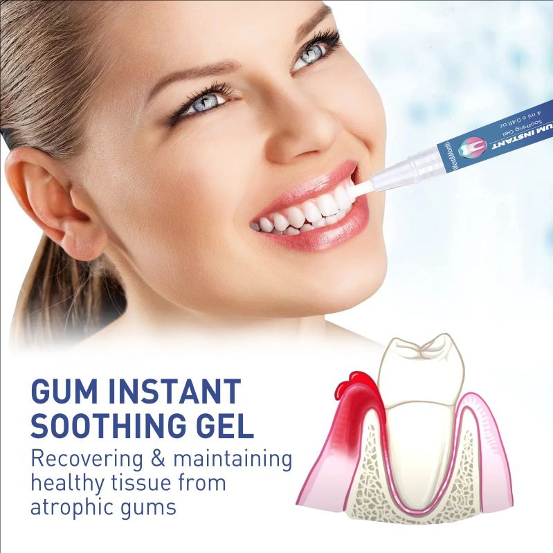 Gum Treatment Gel Relieve Gingival Atrophy Periodontitis Remove Tooth Plaque Stains Refresh Bad Breath Gum Recession Repair Gel