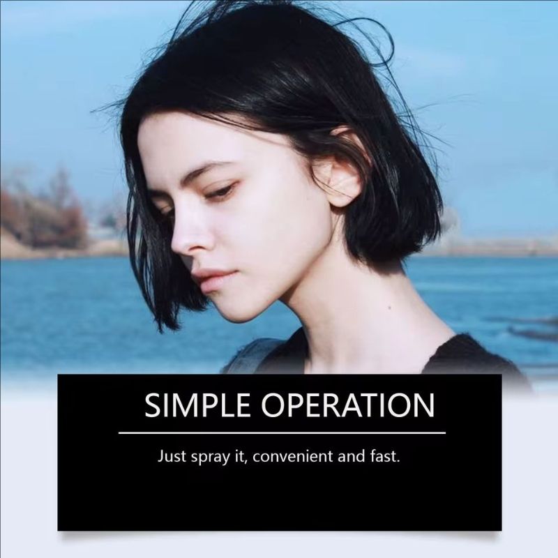 Instant Hair Color Spray Gray White Hair Coverage Repair Dry Nourishing Hair Styling Product Easy Rinse Temporary Black Hair Dye