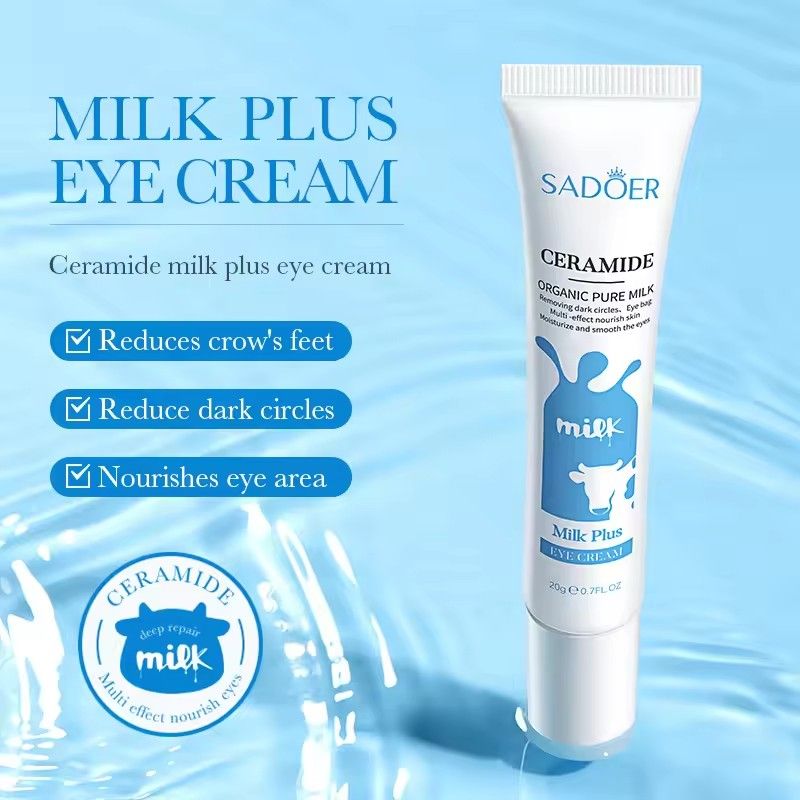 Milk Eye Cream Anti Dark Circles Removal Eye Bags Moisturizing anti-aging Beauty Skin Care Products for Eyes