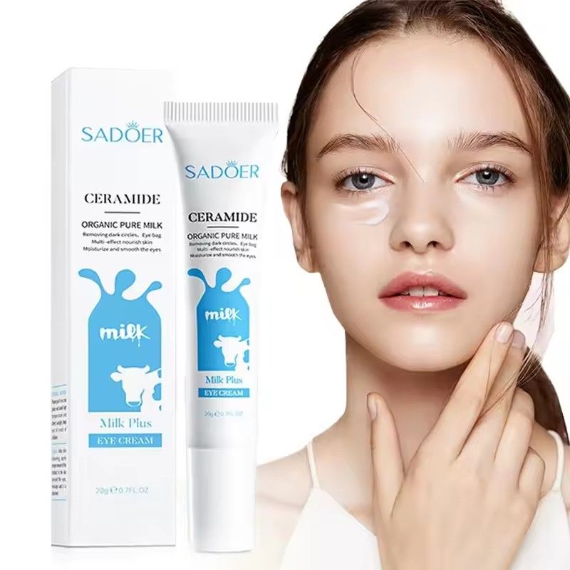 Milk Eye Cream Anti Dark Circles Removal Eye Bags Moisturizing anti-aging Beauty Skin Care Products for Eyes