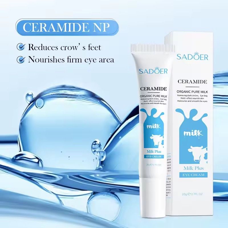 Milk Eye Cream Anti Dark Circles Removal Eye Bags Moisturizing anti-aging Beauty Skin Care Products for Eyes