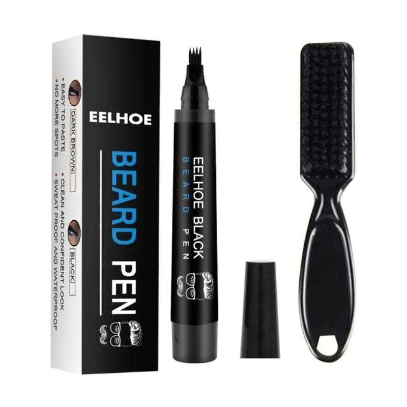 D0AB Professional Men Beard Pen Beard Filling Pen Beard Dye Pen Enhance Hair