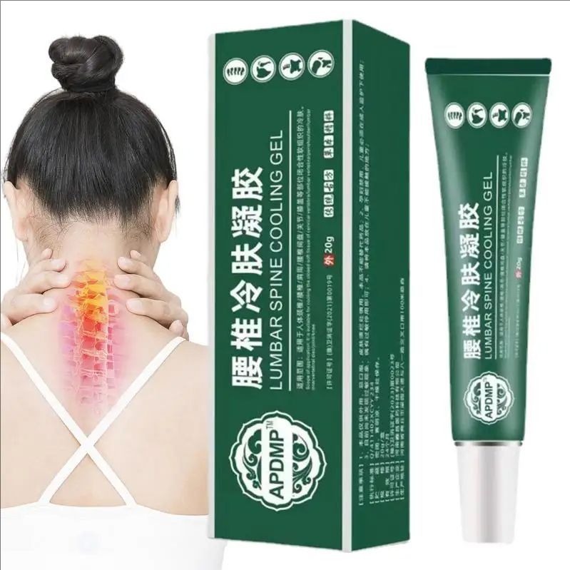 Shoulder Pain Spine Pain Ointment Joint Pain Lumbar Pain Green Gel Bruises Cold Compress Gel 20g The New Lumbar Cooling Gel