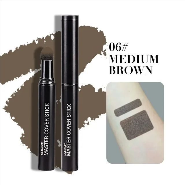 Hairline Concealer Pen Eyebrow Pen Hair Line Cover Waterproof Hair Dye Pencil Dye Pen for Beard Eyebrow Hair Foundation