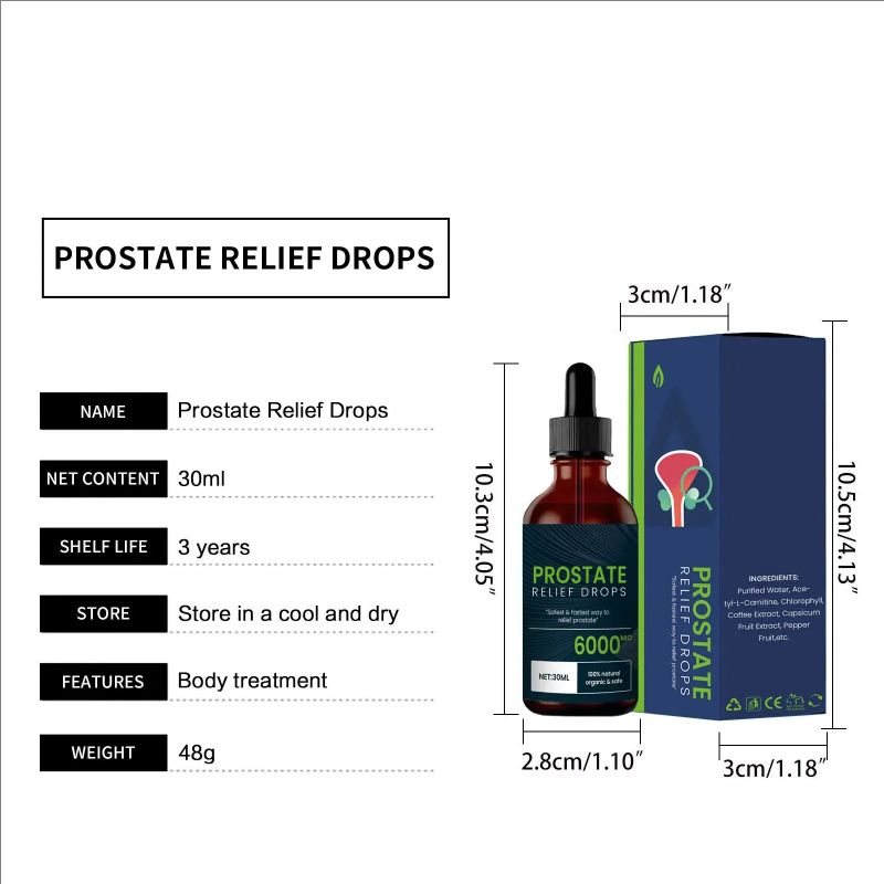 Prostate Treatment Drops Relieve Urethritis Prostatitis Improve Kidney Function Frequent Urination Urgency Enhance Immunity Care