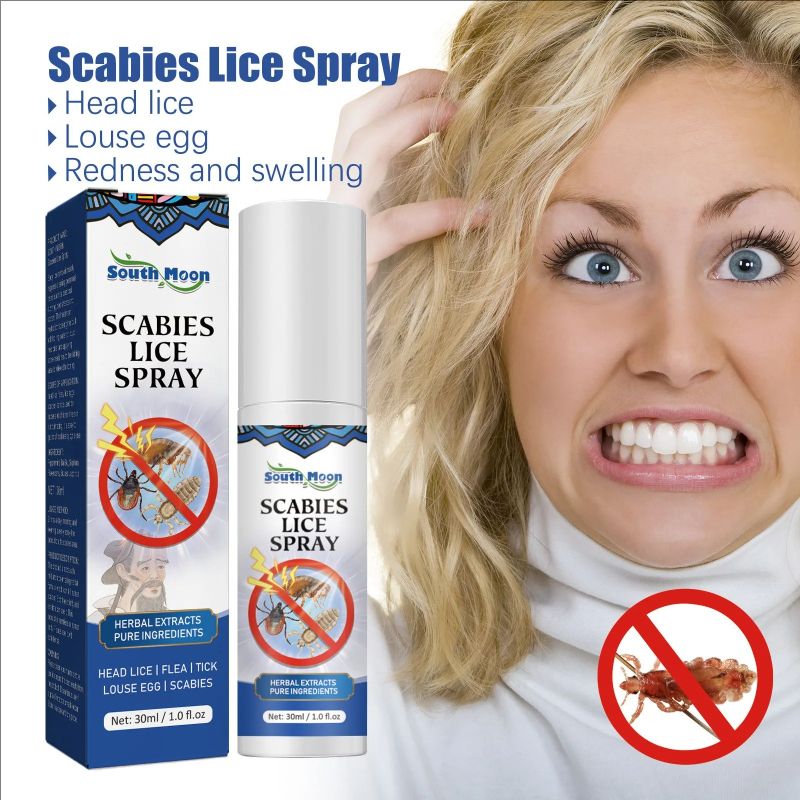 South Moon Head lice removal spray for children, adults and girls Head lice removal spray for lice removal spray