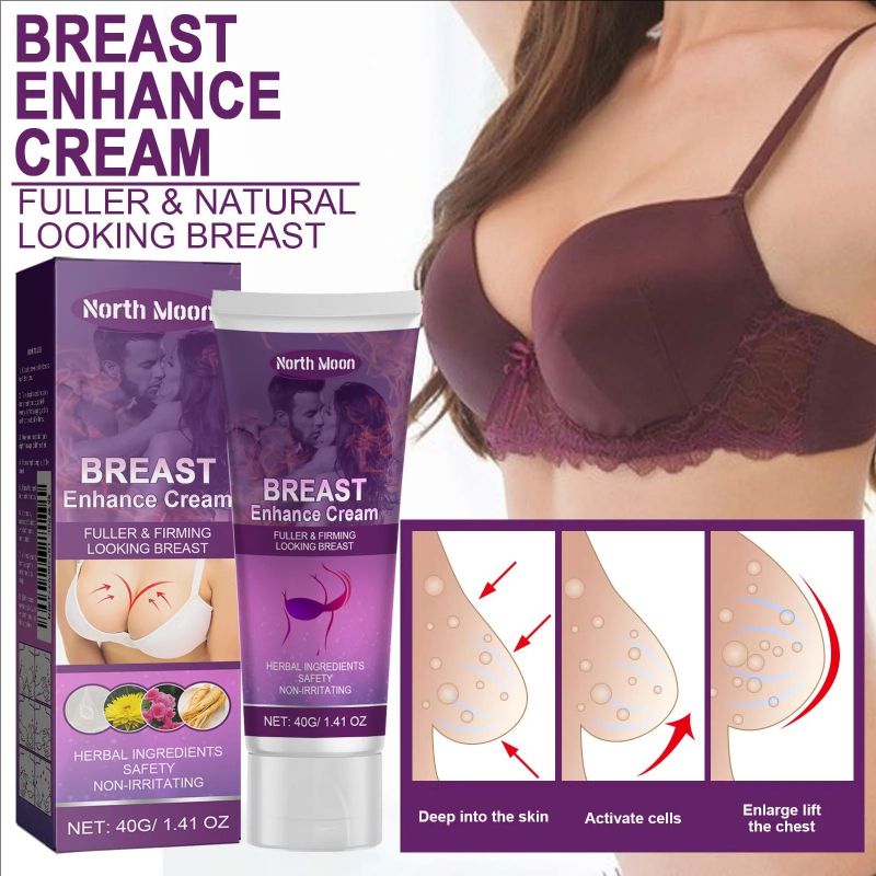 North Moon Breast Cream for Firming, Full, and Graceful Breast Care, Tightening and Massage