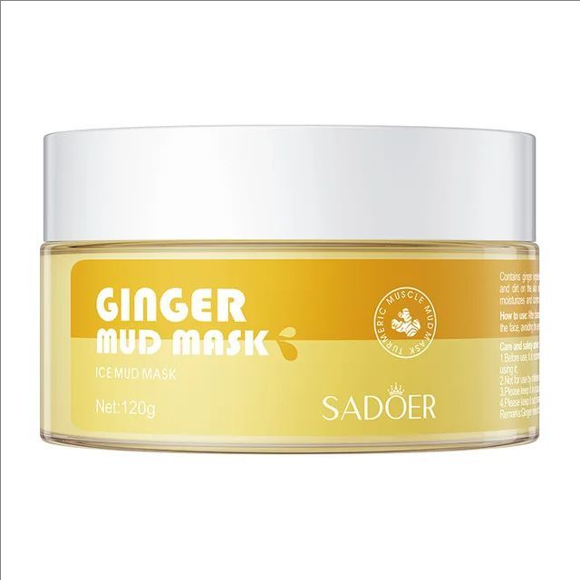 Ginger Green Tea Mud Masks Face Moisturizing Hydrating Brightening Remove Blackhead Face Mask Facial Masks Clay Skin Care