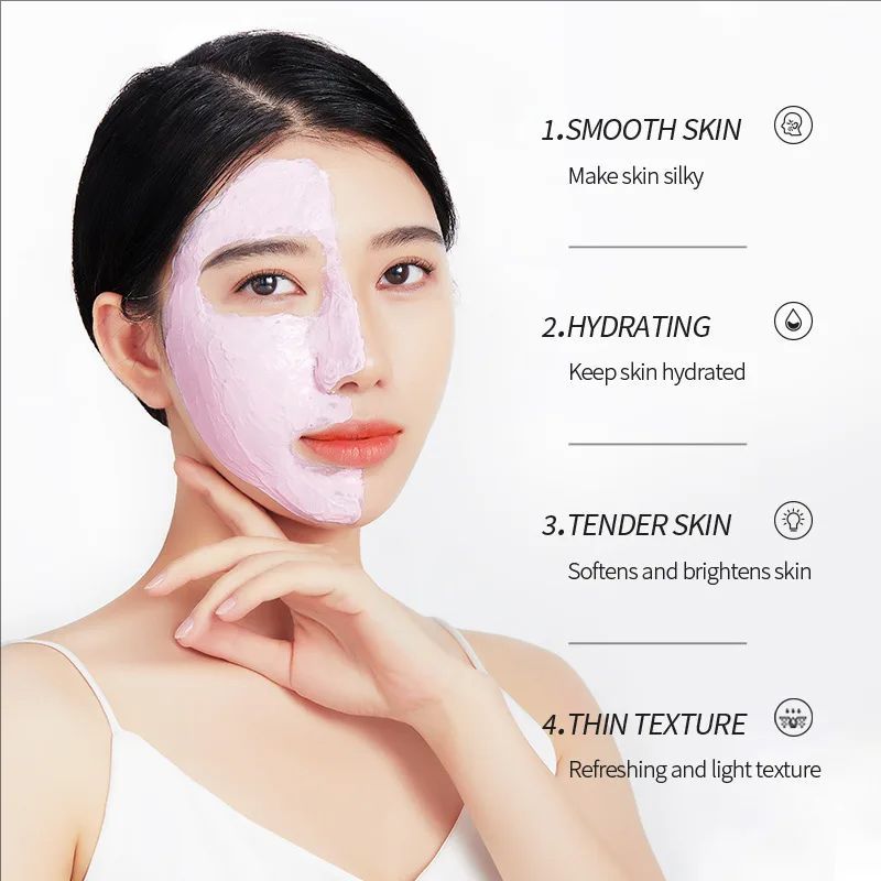 Ginger Green Tea Mud Masks Face Moisturizing Hydrating Brightening Remove Blackhead Face Mask Facial Masks Clay Skin Care