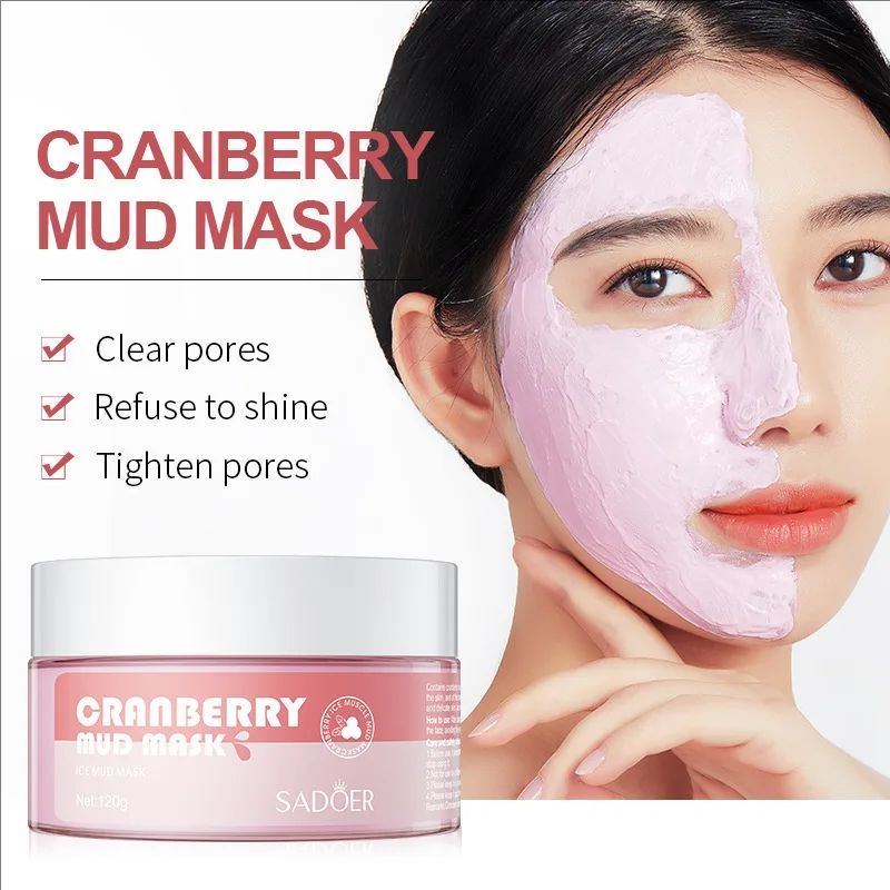 Ginger Green Tea Mud Masks Face Moisturizing Hydrating Brightening Remove Blackhead Face Mask Facial Masks Clay Skin Care