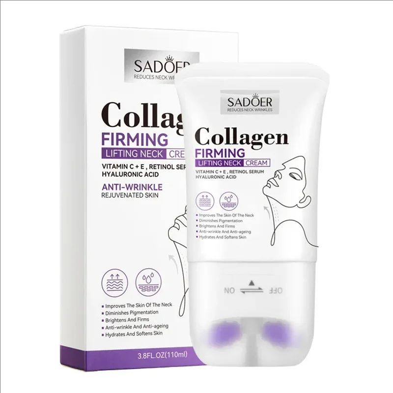 Collagen Firming Neck Cream Lifting Moisturizing Brightening Message Roller Neck Beauty Cream Necks Skin Care Products