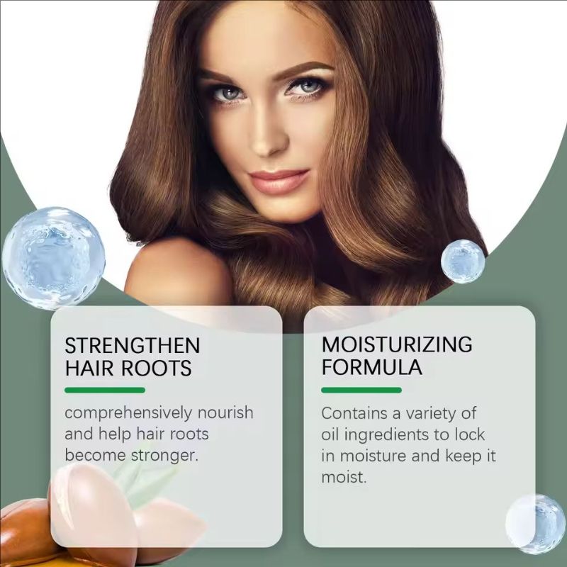 OUHOE Hair Growing Serum Repair Thinning Dry Damaged Massage Scalp Follicle Tough Root Nourishing Hair Growth Essence Care 30ml