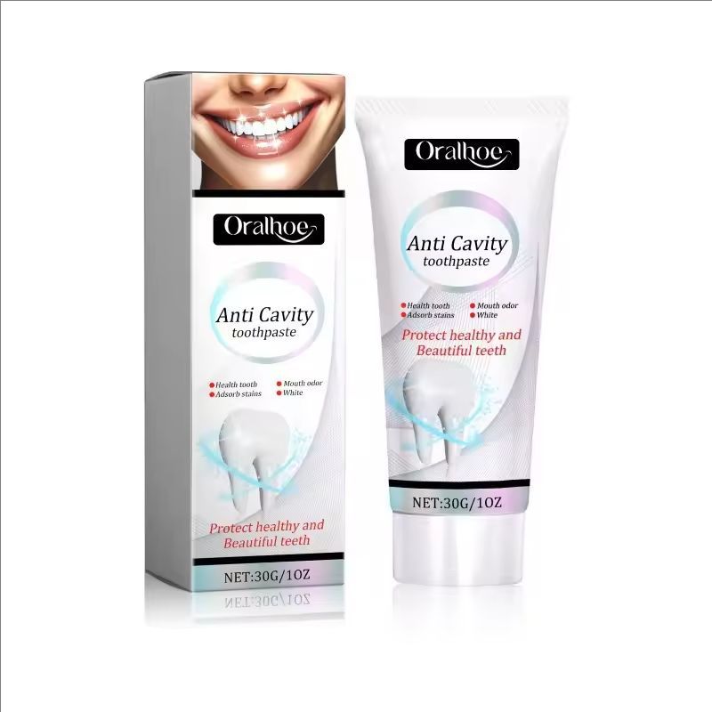 Oralhoe 30g Anti Cavity Toothpaste Whiten Teeth Repair Decay Relieve Periodontitis Fresh Breath Oral Care Anti Yellow Toothpaste