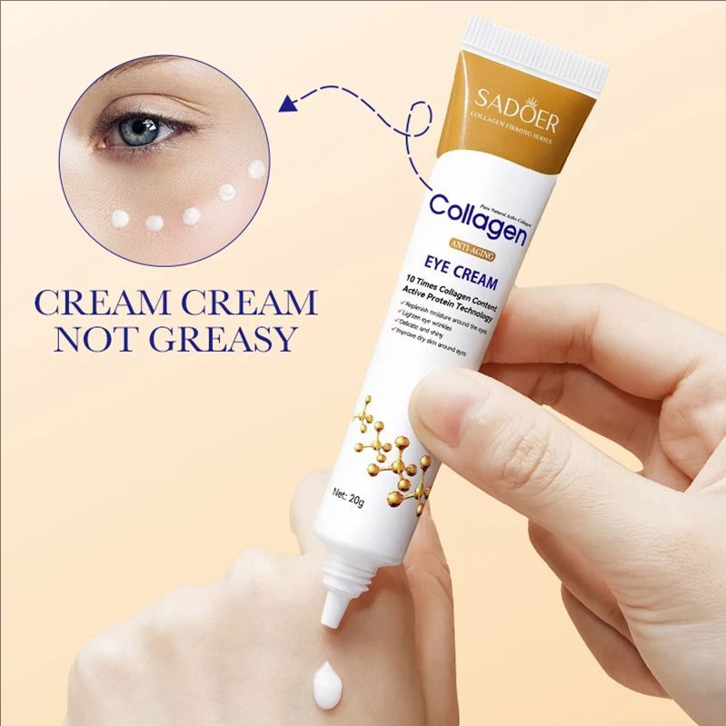 Collagen Eye Cream Anti Dark Circles Eye Bags Remover Firming Moisturizing skincare Eyes Cream Skin Care for Eyes