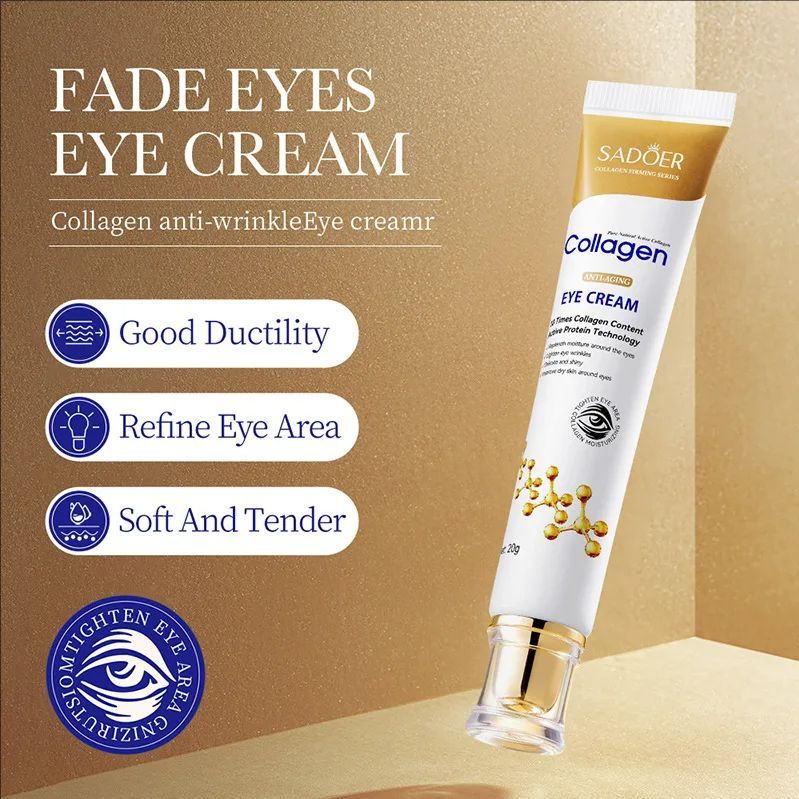Collagen Eye Cream Anti Dark Circles Eye Bags Remover Firming Moisturizing skincare Eyes Cream Skin Care for Eyes
