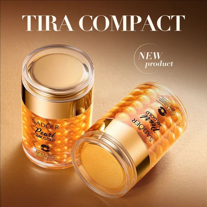 24K Golden Pearl Collagen Face Cream Moisturizing Brightening Hydrating Firming Facial Cream Face Skin Care Products