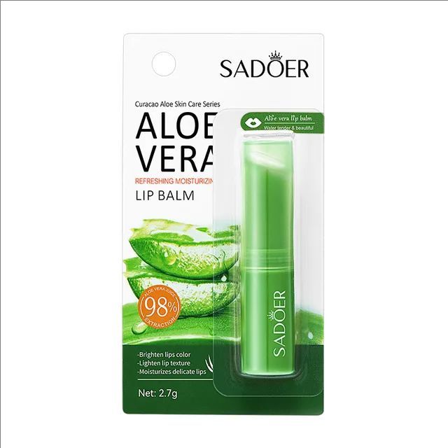 Vitamin C Aloe Coconut Lip Balm Moisturizing Anti Cracking Hydrating Repair Nourishing Lipstick Lips Skin Care Products
