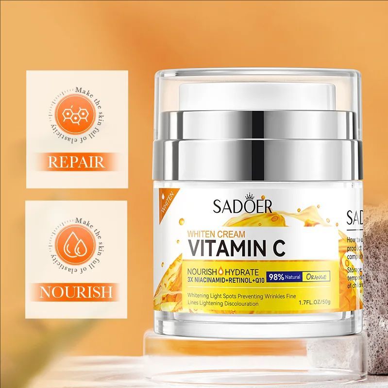Vitamin C Collagen Face Cream Firming Moisturizing Brightening Hydrating Facial Cream Day Creams Beauty Face Skin Care