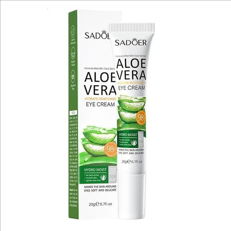 Aloe Vera Eye Cream Anti Dark Circles Eye Bags Moisturizing Firming Smooth Eye Contour Beauty Health Skin Care Cosmetics