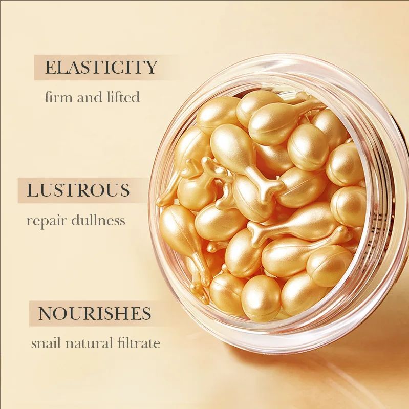 30pcs Rose Sanil Face Serum Capsule Facial Moisturizing Brightening Firming Facial Essence Beauty Face Skin Care Products