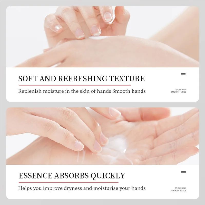 1/2pcs  Niacinamide Arbutin Hand Cream Moisturizing Non Greasy Nourishing Anti Dry Crack Hydrating Hands Skin Care