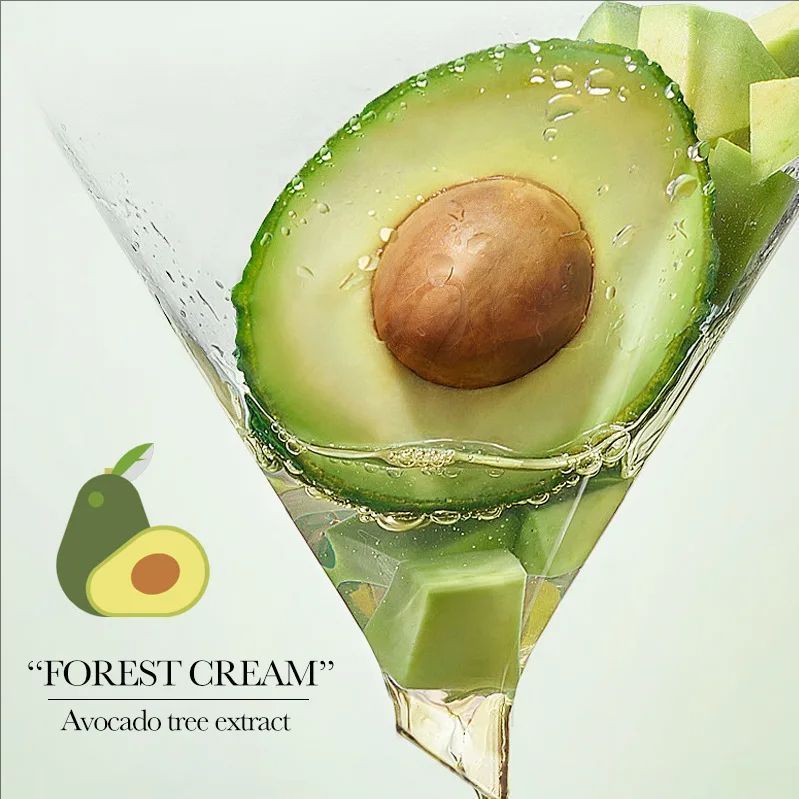 Avocado Facial Cleanser Face Wash Foam Face Cleanser Moisturizing Exfoliating Facial Cleansing Face Skin Care Products