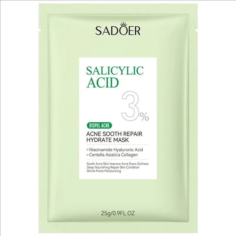 Salicylic Acid Face Mask Moisturizing Nourishing Firming Hydrating Facial Masks Face Sheet Mask Skin Care