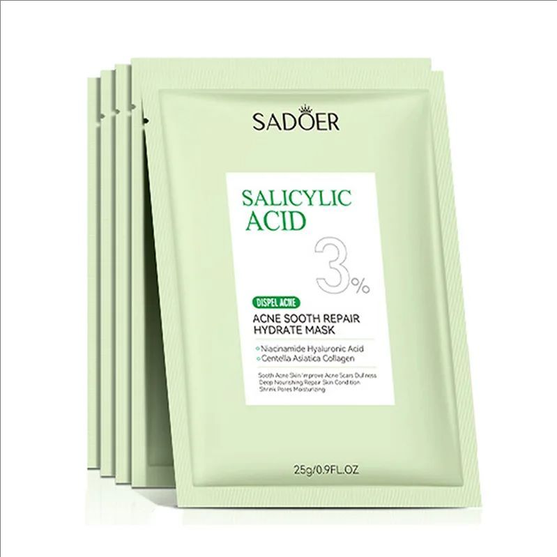 Salicylic Acid Face Mask Moisturizing Nourishing Firming Hydrating Facial Masks Face Sheet Mask Skin Care