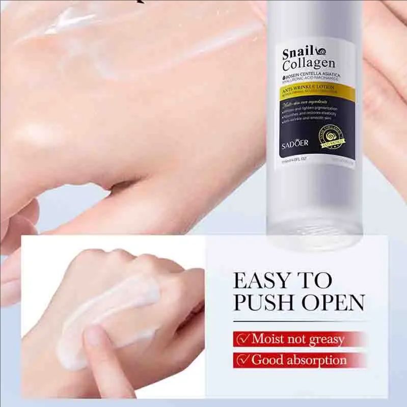 Snail Collagen Face Toner Moisturizing Brightening Nourishing Firming Hydrating Face Serum Facial Essence Skin Care