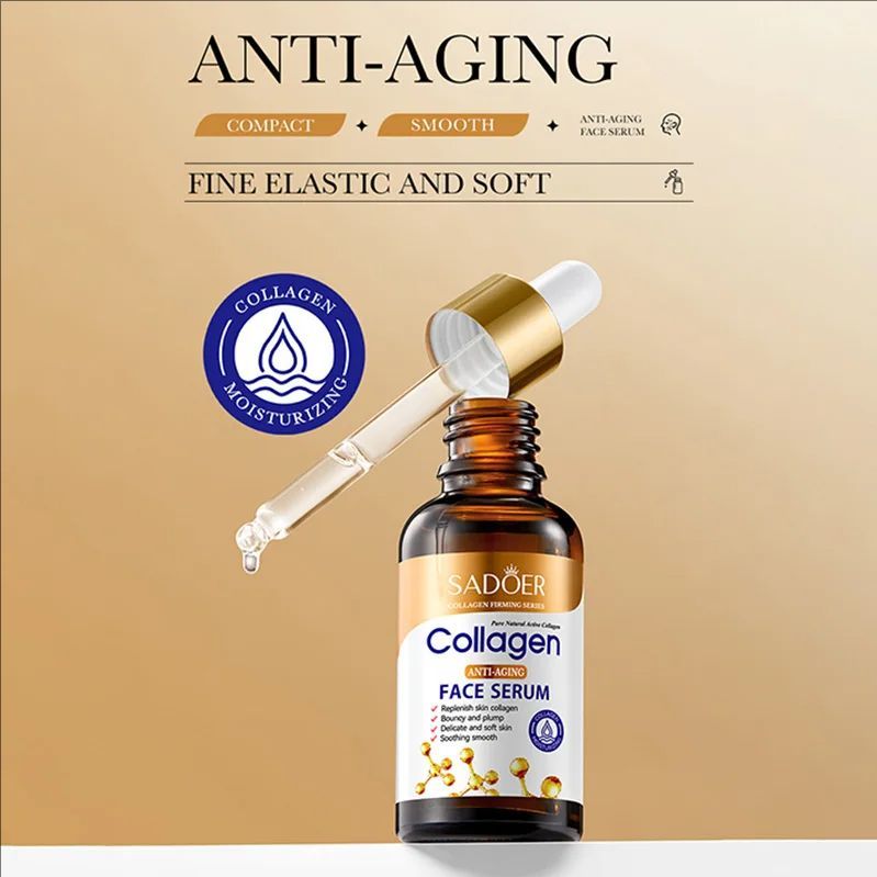 Collagen Face Serum Facial Essence Liquid Firming Moisturizing Soothing Nourishing Hydrating Face Serum Skin Care