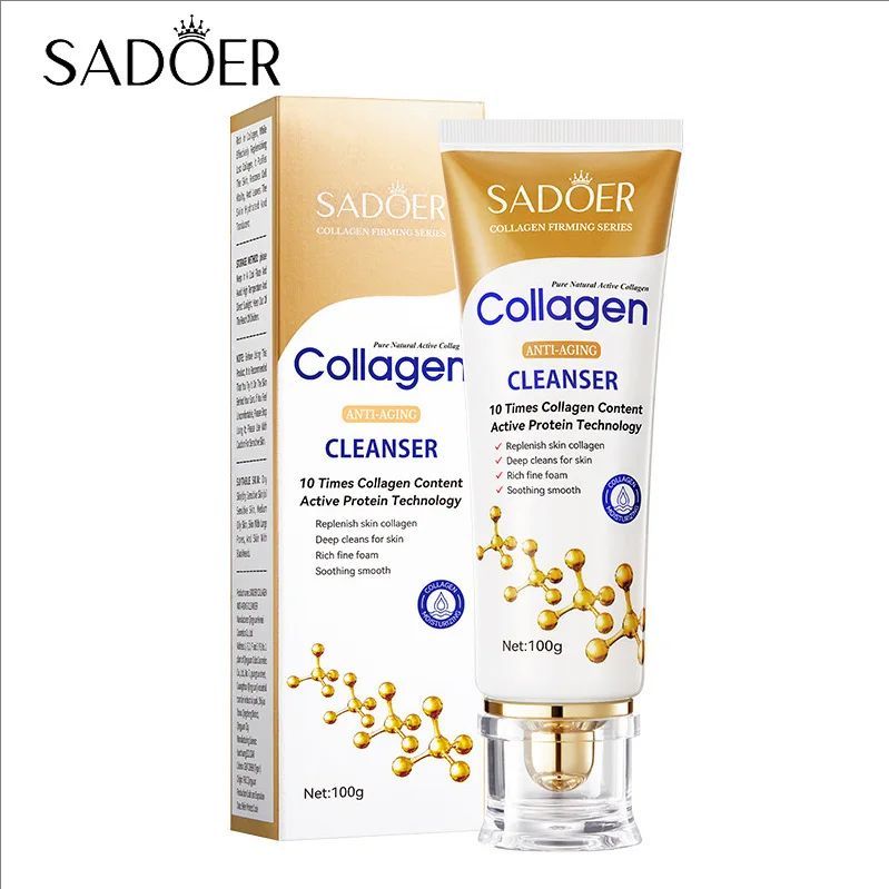 Collagen Facial Cleanser skincare Firming Moisturizing Face Cleansing Face Wash Foam Cleanser Skin Care Products