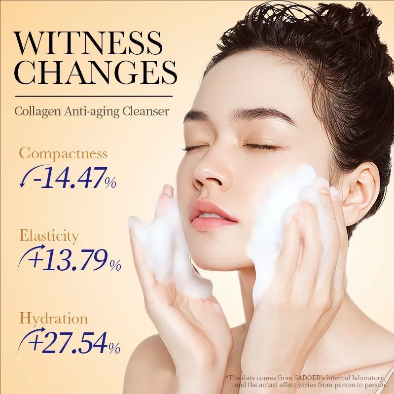Collagen Facial Cleanser skincare Firming Moisturizing Face Cleansing Face Wash Foam Cleanser Skin Care Products