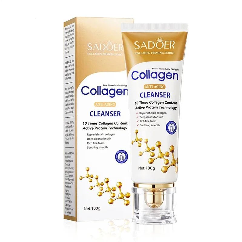 Collagen Facial Cleanser skincare Firming Moisturizing Face Cleansing Face Wash Foam Cleanser Skin Care Products
