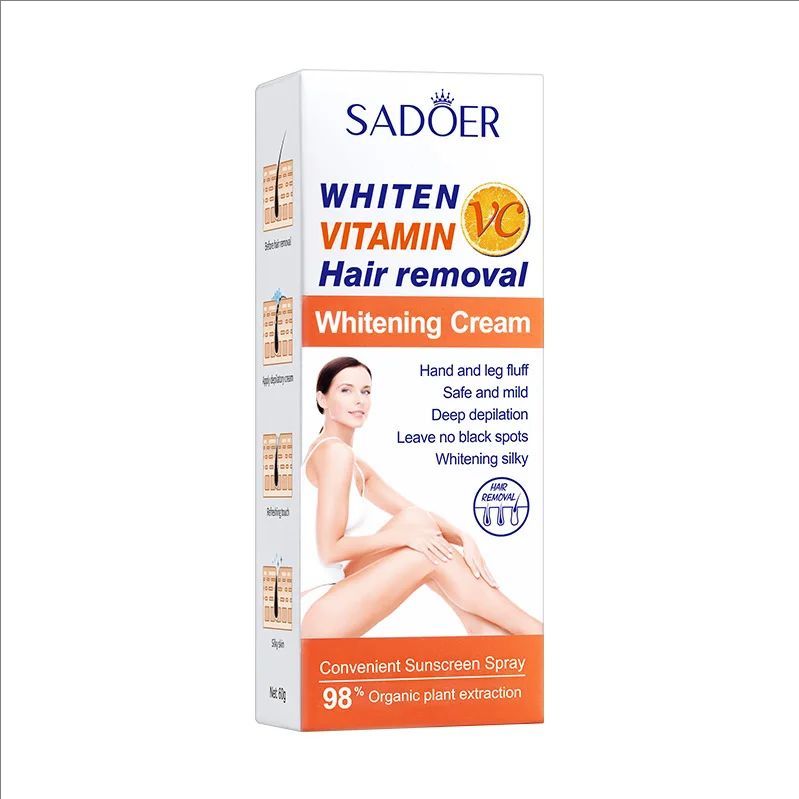 Vitamin C Hair Removal Cream Armpit Leg Body Deep Depilation Safe Mild Convenient Depilate Hair Remove Creams Body Care